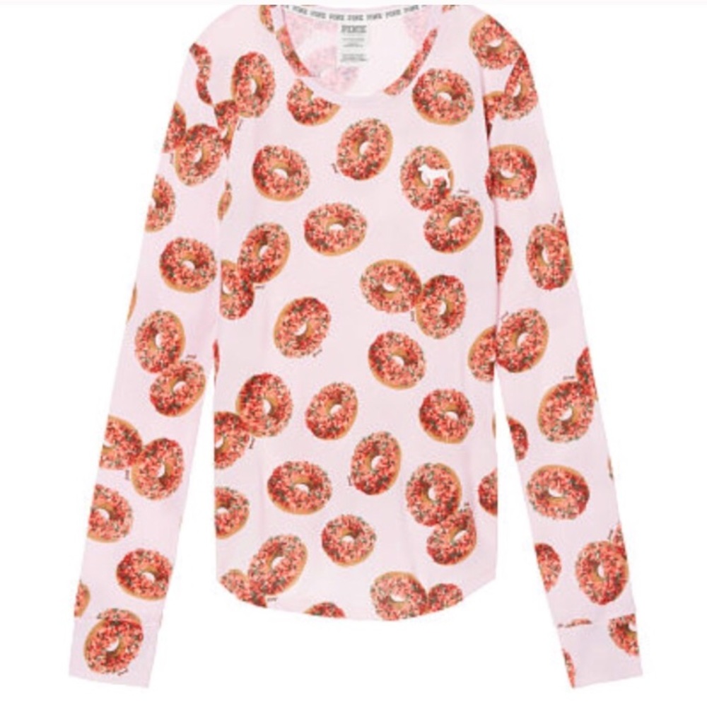 VICTORIAS SECRET PINK Donut Pajama Set! 🍩